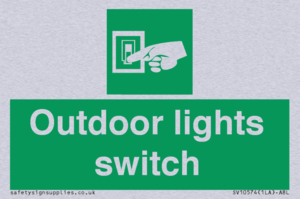 Outdoor lights switch